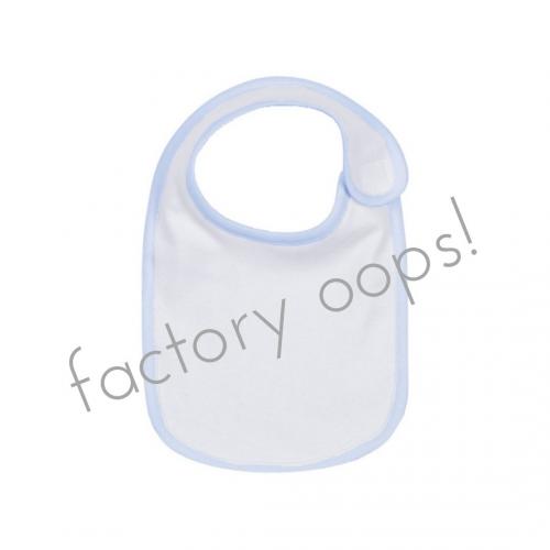FACTORY GOOF  Blank Infant Baby Bib